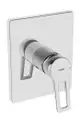 HANSA-Einhebelmischer-Fertigmontageset-fuer-Brausebatterie-HANSATWIST-8985-Rosette-eckig-Buegelhebel-Chrom-89859085 gallery number 1